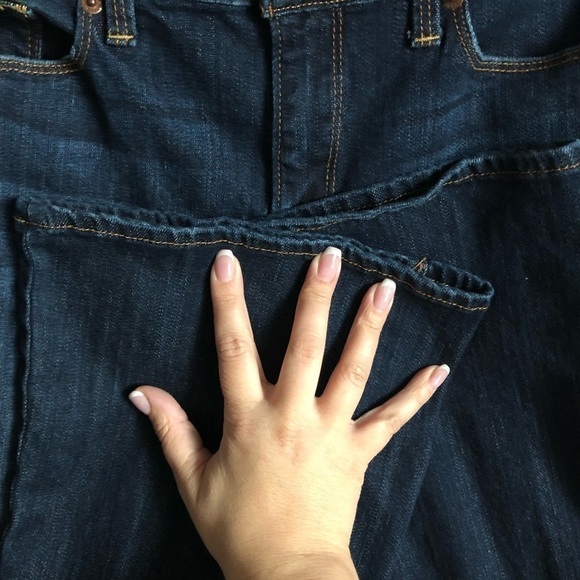 Lucky Sofia Boot Dark Wash Long Denim Jeans - Picture 4 of 8